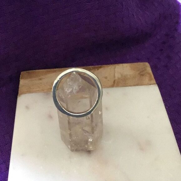 Ring, Sterling Silver with Inlaid Turquoise Ring, size 9.5, New with Tags, Handm - Picture 4 of 8